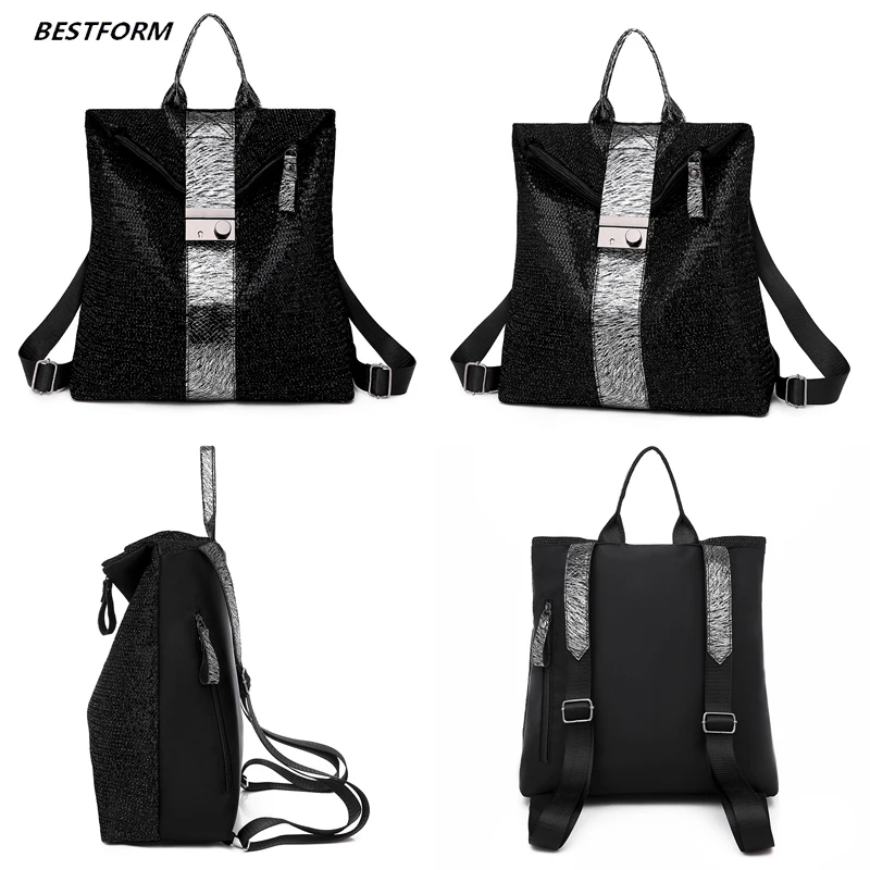 Модный женский рюкзак сумка на плечо кожаный сумки для женщин 2019 школьный