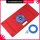 Многофункциональный алюминиевый фрезерный стол, вставная пластина, деревообрабатывающие скамейки, деревянный триммер, роутера, модели, гравировальная машина RT0700C