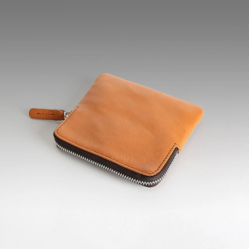 Кошелек SIMLINE из натуральной кожи для мужчин и женщин винтажный короткий бумажник