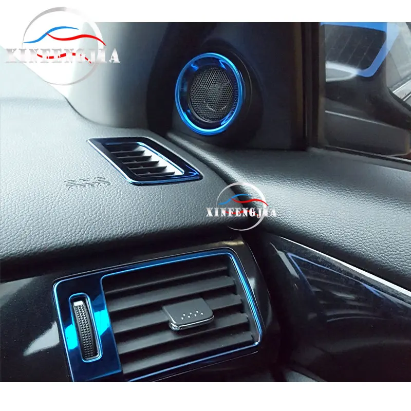 Для Honda Accord 13 17 2 шт. синяя A Pillar Автомобильная дверь стерео динамик крышка