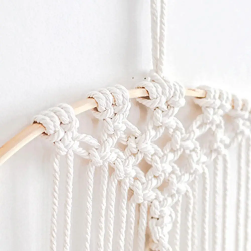 Богемный ручной работы гобелен из макраме кружевной Ловец снов Мандала