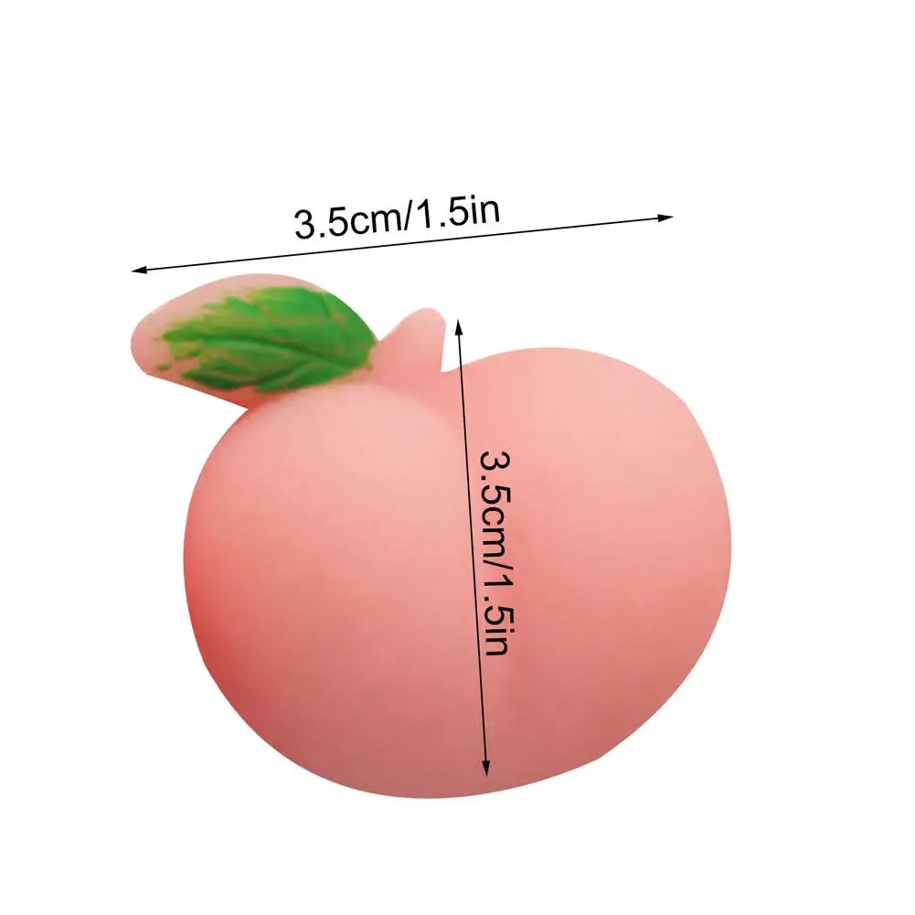 

New Relax Fidget Toys Mini Peach Squeeze Soft Stress And Anxiety Relief Toy Child Mochi Cute Funny Fidget Toys Pink Funny Gift