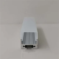 high quality different shapes plastic profile 2meterspcs aluminium profile with milky cover or transparent cover