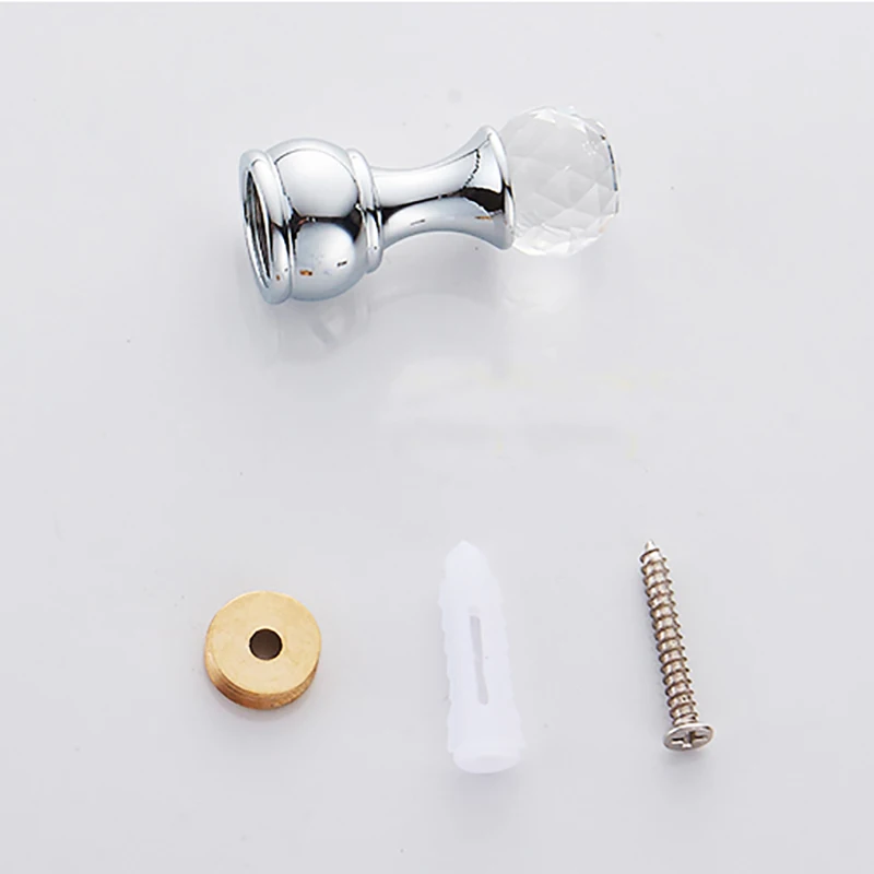 

Crystal Cloth Hook Bathroom Accessory Hanger Wall Hooks kitchen Robe Hook Gold White Black Brass Rose Gold