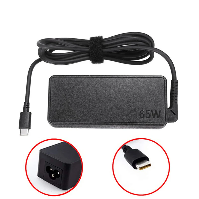 

65W USB Type C PD Fast Charger 20V 3.25A Laptop Power Adapter for Lenovo Yoga 720 720-13IKB 730 730-13IKB 910 910-131KB C930 940