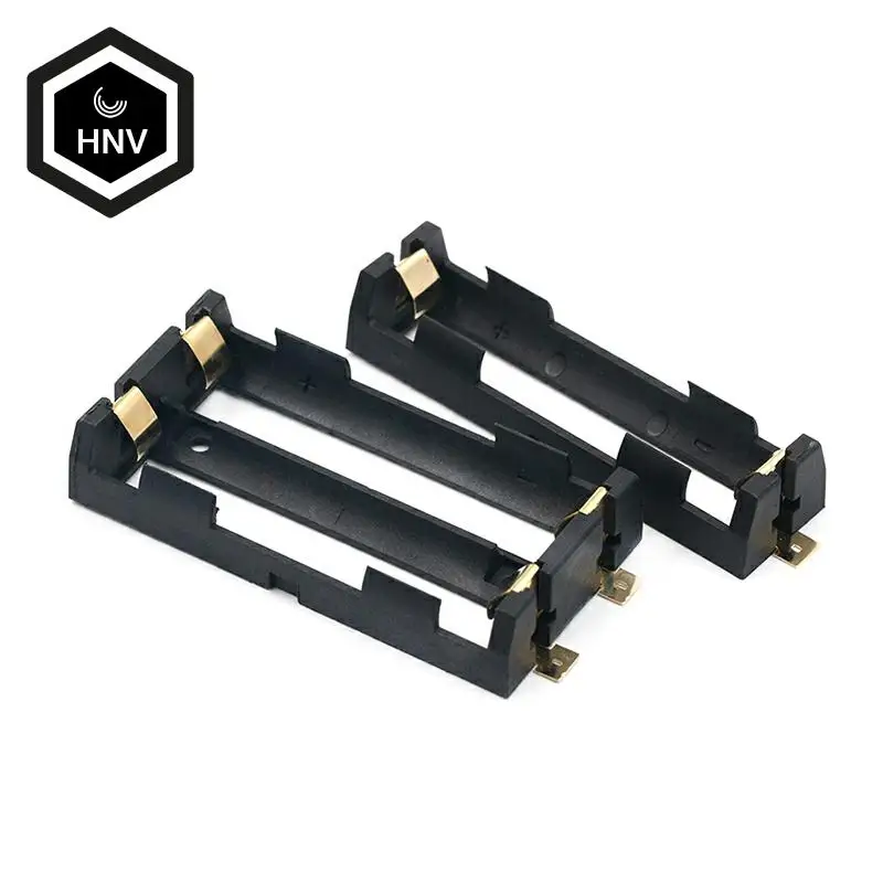 

1x 2x 18650 Series Batteries Holder Box Storage Case Container With Bronze Pins Drop Ship