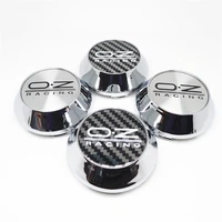 4pcs 68mm oz racing wheel center cap hubs rims cover emblem badge car styling accessories