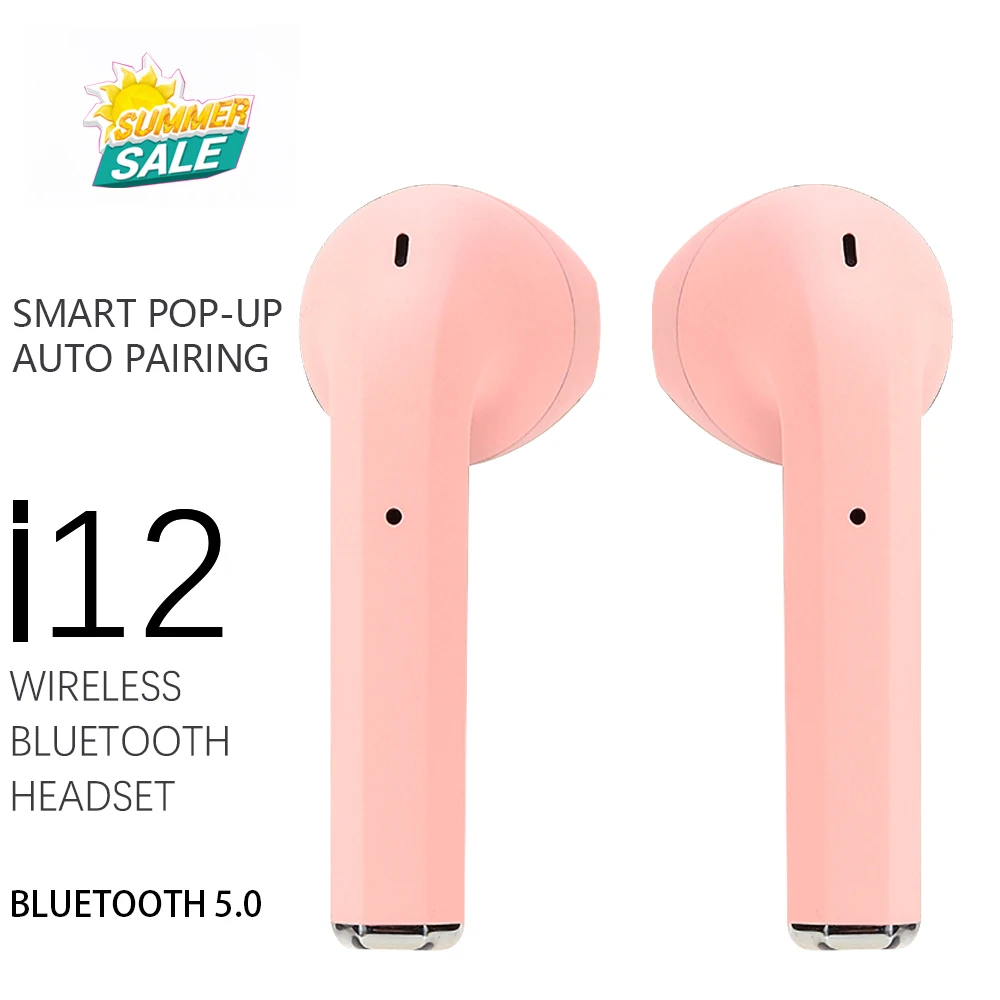 Tws i12 оригинальные беспроводные наушники Bluetooth гарнитура для Xiaomi Huawei Iphone