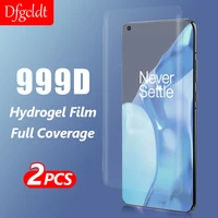 2pcs full curved high definition hydrogel soft film for oneplus 6 6t 7 7t 8 9 pro 9r nord full cover screen protectors not glass
