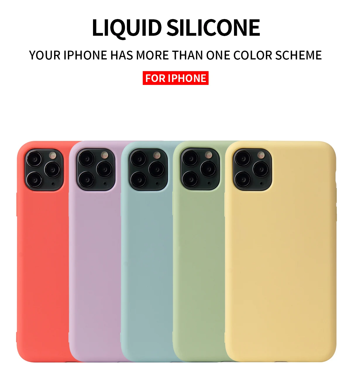 Для IPhone 11 Pro Max чехол, силиконовый,, карамельный цвет, тонкий, мягкий, TPU, задняя крышка для Apple IPhone X XS Max XR 7 8 6S Plus