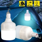 Портативная уличная лампа для палатки, светодиодный светильник с USB-зарядкой, аварийное освещение, ночсветильник с крючком для кемпинга и рыбалки, подвесной светильник для барбекю