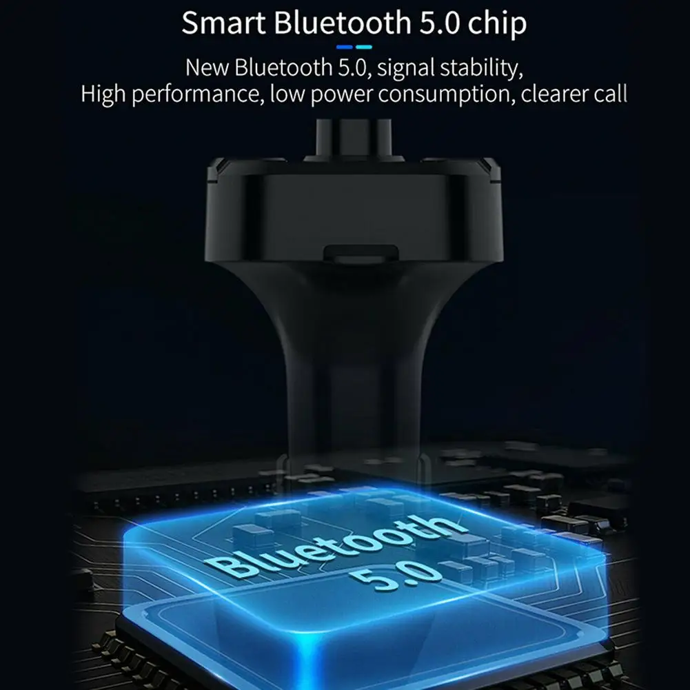 Двойное USB Автомобильное зарядное устройство с fm-передатчиком Bluetooth Hands-Free FM модулятор автомобильное зарядное устройство для телефона для IPhone