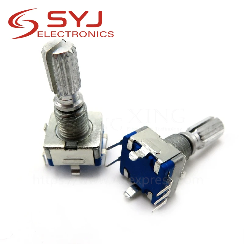 Поворотный кодирующий переключатель 5 шт./лот с рукояткой сливы 20 мм/EC11/цифровой