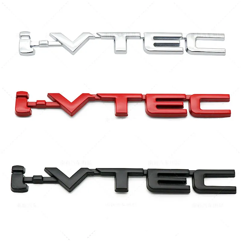 Металлическая 3d-эмблема с логотипом i-VTEC значок на заднюю часть автомобиля стиль