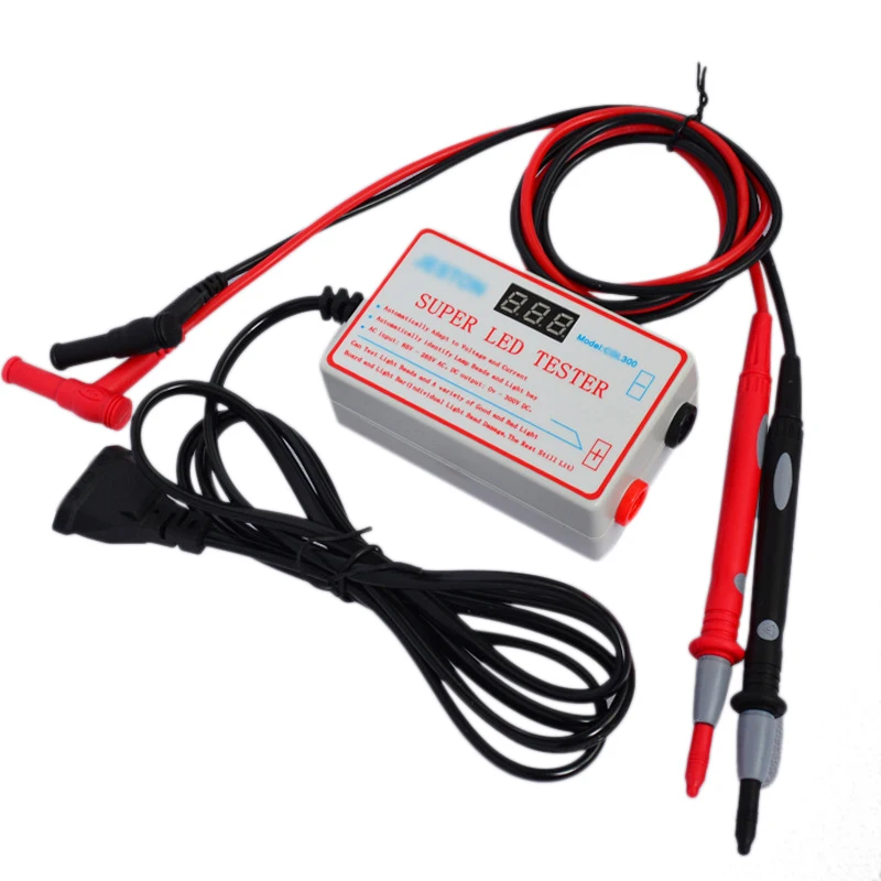0-300V LED Tester Strip Lamp Test Tool with Voltage Display and Adjustable Voltage(US Plug) | Электроника