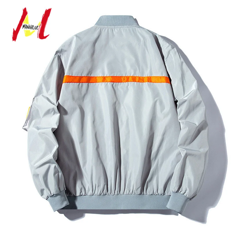 INS/Супер популярная мужская куртка в стиле хип хоп на весну и осень модные куртки