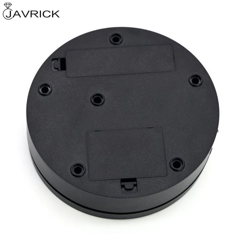 

White BlackHigh Power Electric Rotating Jewelry Display Stand Base Jewelry Organizer