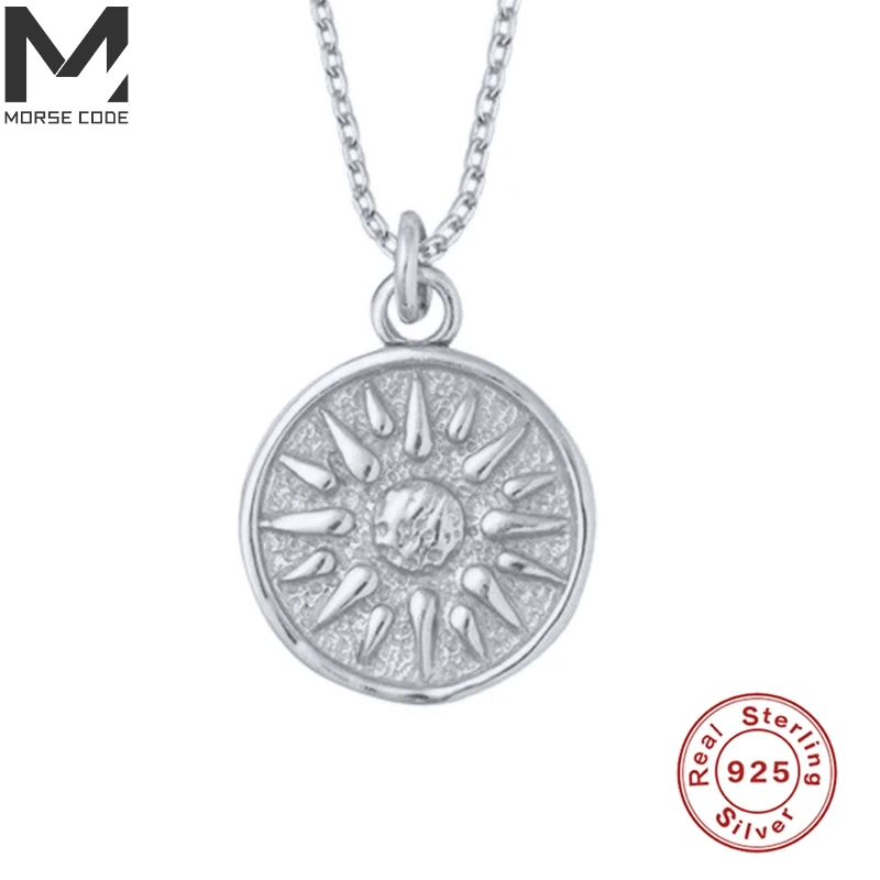 

MC 925 Silver Necklaces Golden Sun Moon Women Chains Choker Classic Women Party Wedding Geometric Chain Collar Bijoux Femme