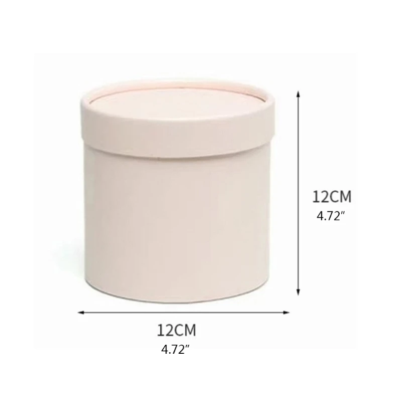 

95AA Gift Box with Lids for Present Cardboard Flower Gift Boxes Cylindrical Packaging