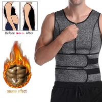 men waist trainer fitness body shaper vest slimming shirt sauna sweat vest compression undershirt workout shapewear tank tops