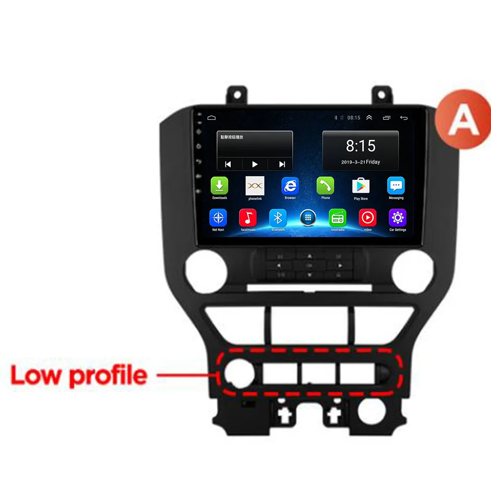 Для Ford Mustang Octa-Core 2015-2016 2017 2018 Android автомобильное радио мультимедийный видеоплеер