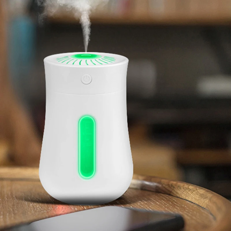 Портативный увлажнитель воздуха с холодным туманом 7 цветов светильник 200 мл мини