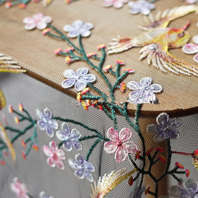 100x150 см/шт. технология трехмерной вышивки мягкая пряжа кружевная ткань для