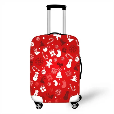 Плотный Рождественский праздничный Чехол для багажа чехол дорожного костюма
