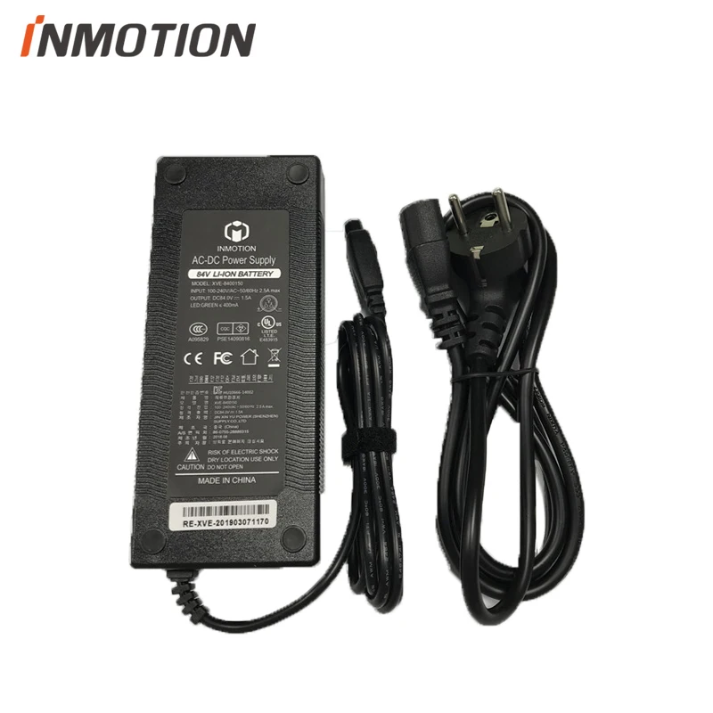 Оригинальное зарядное устройство для Inmotion V10 V10F самобалансирующийся самокат