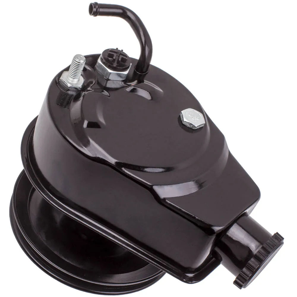 Насос гидроусилителя рулевого управления W/одиночный паз шкив для GM SBC Chevy Black Saginaw