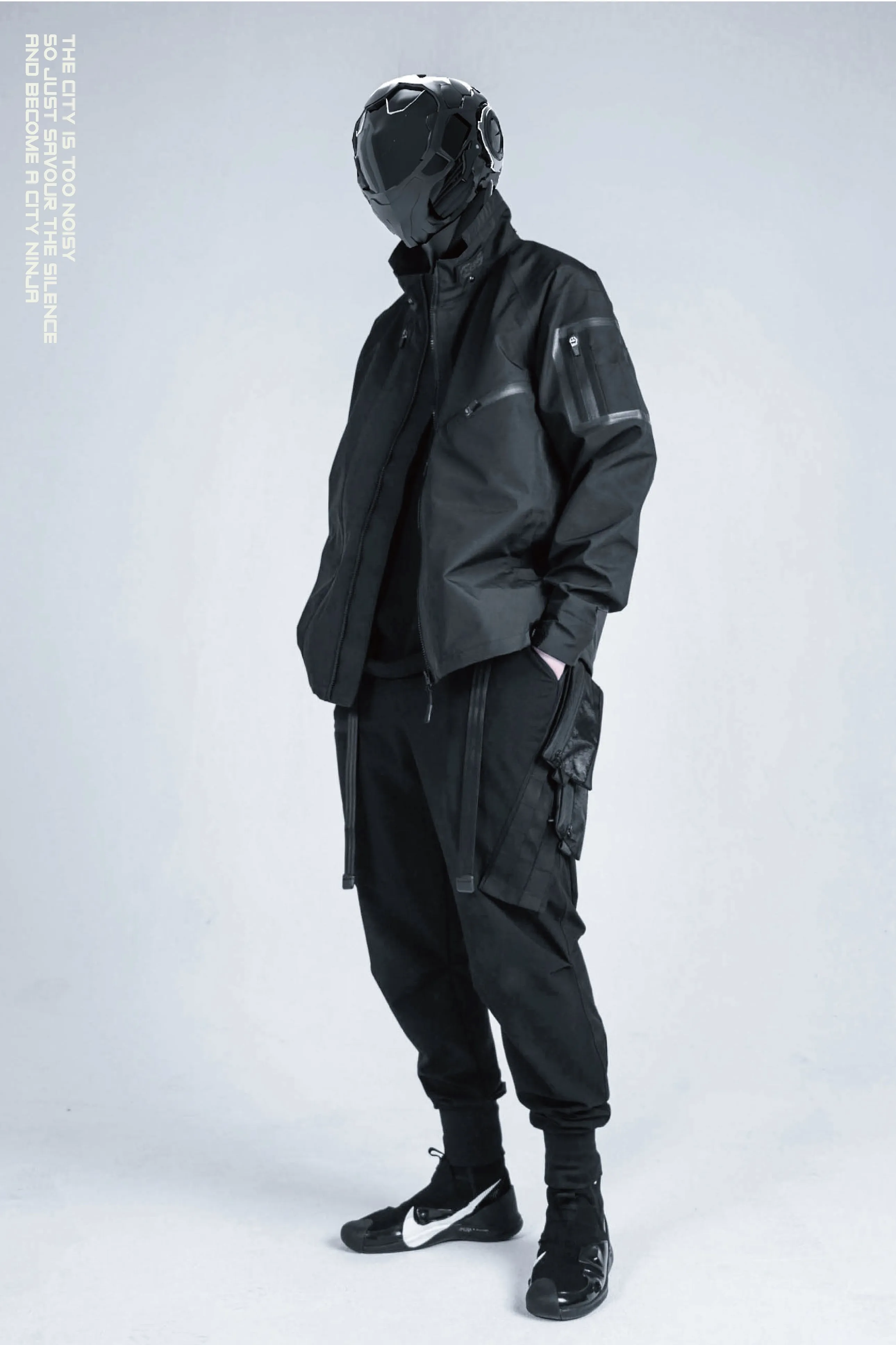 Функциональные брюки с двухсторонней системой molle silenstorm techwear ninjawear