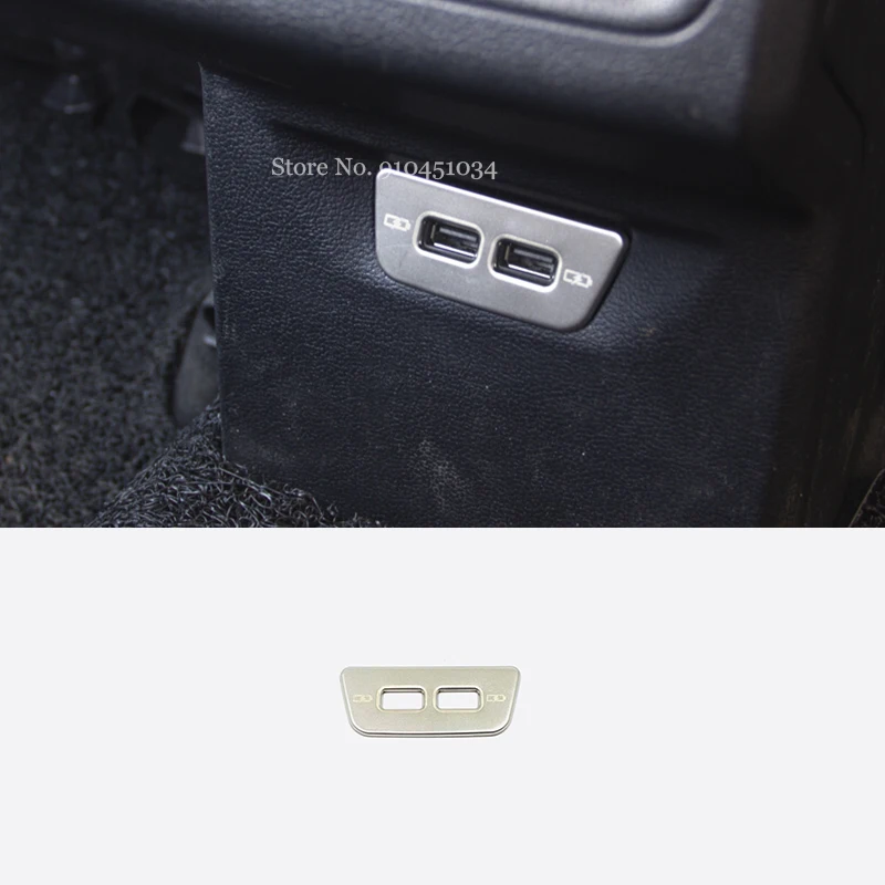 

LHD For VW Volkswagen Golf 8 MK8 2020 2021 Car Accessories Stainless Silvery Car rear water cup frame Cover Trim Styling 1pcs