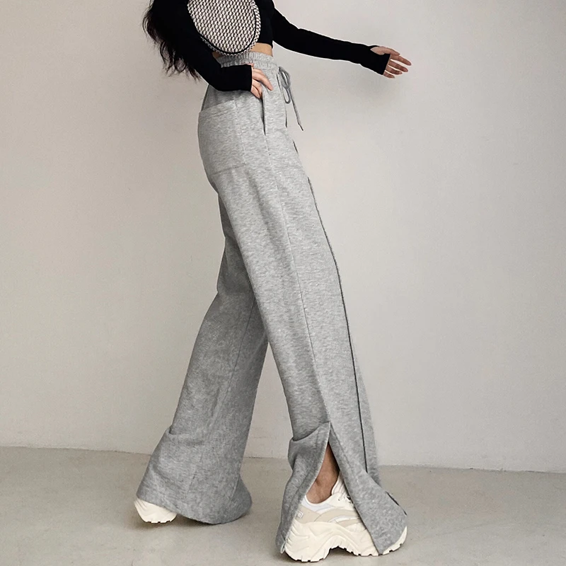 

Брюки TVVOVVIN, осенние свободные, широкие, прямые, джазовые, спортивные, для отдыха