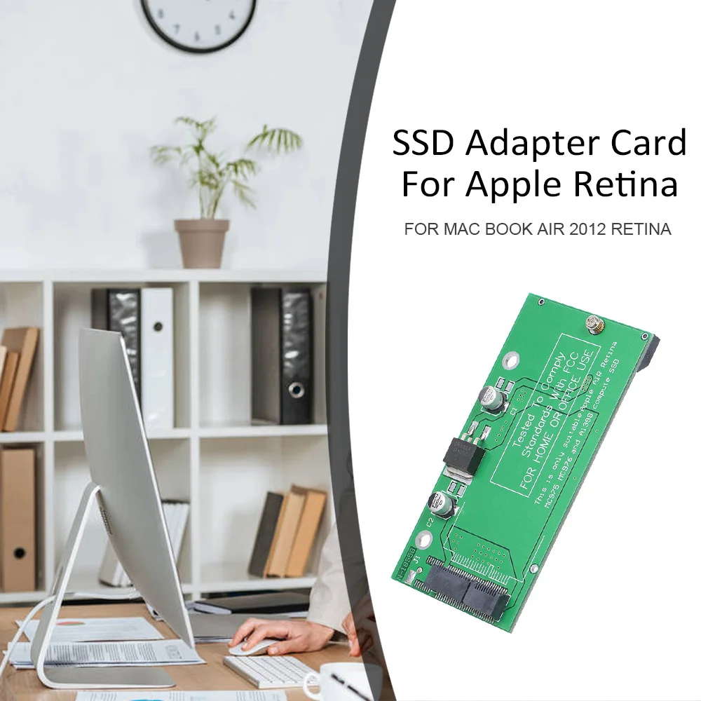 

SSD Adapter Card SATA Hard Driver Disk Converter Card for Macbook Air 2012 /Retina A1425 A1398 Laptop Notebook
