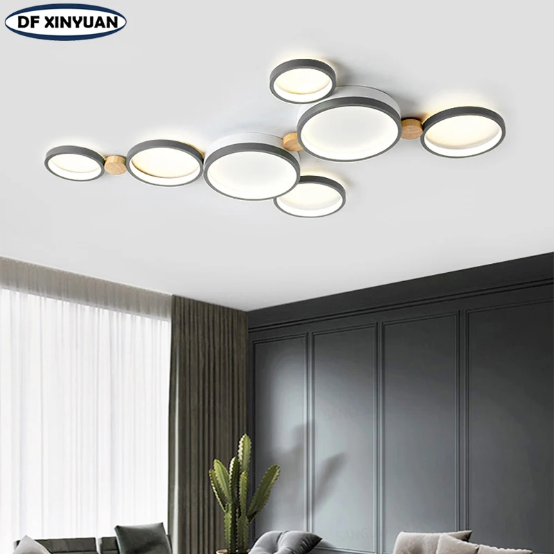 $38.88 Modern living room LED ceiling lamp children's room lighting ceiling chandeliers villa home decoration lights wholesale fixtures