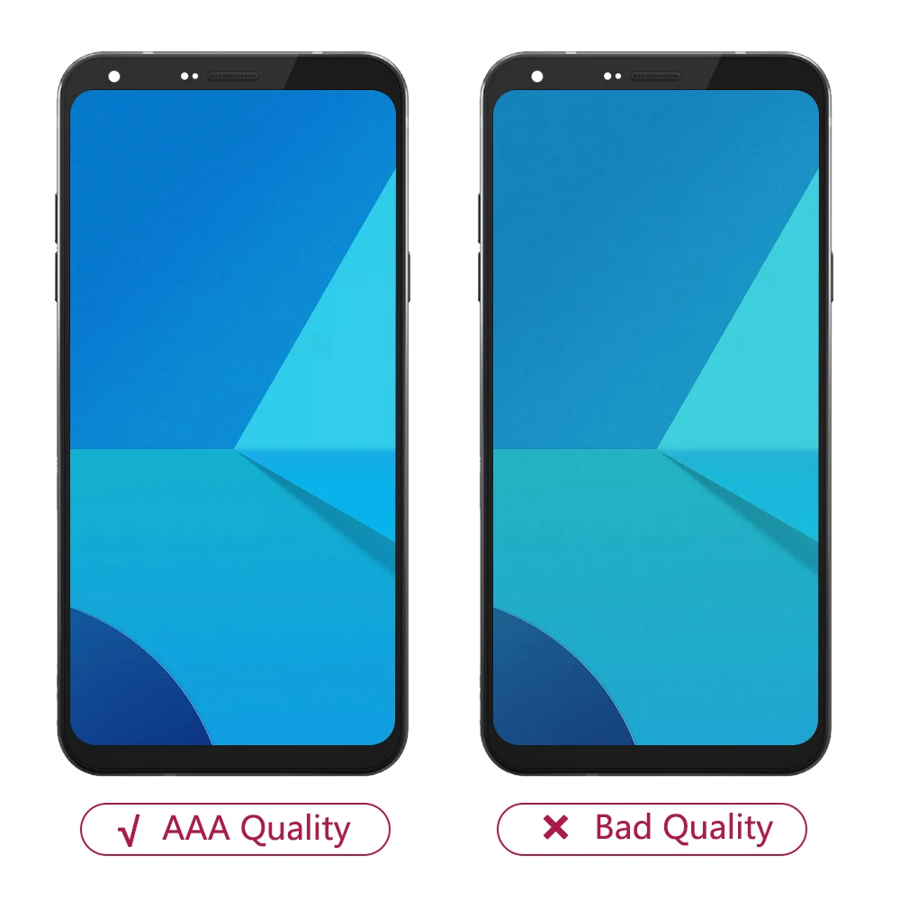 Черный 100% протестированный ЖК-дисплей 5 ''Q6 LCD s для LG Q6 M700 M700A с рамкой замены |
