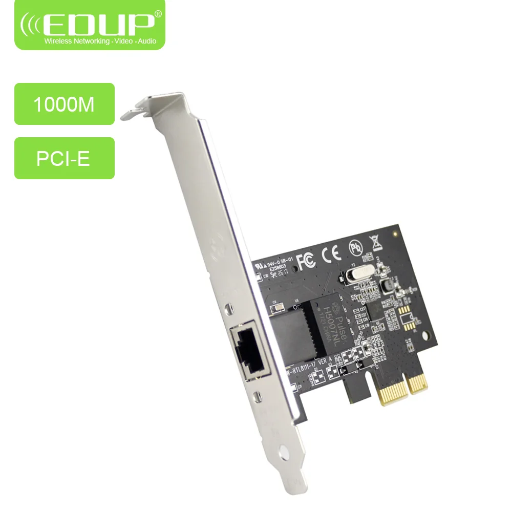Сетевая карта EDUP PCI Express E 1000 Мбит/с Gigabit Ethernet 10/100/1000 м|Сетевые карты| |