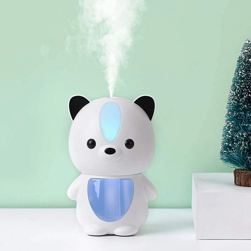 

USB Cartoon Bear Air Humidifier Color LED Night Light Mist Machine Bear Humidifier Atomizer Air Purifier Humidifier