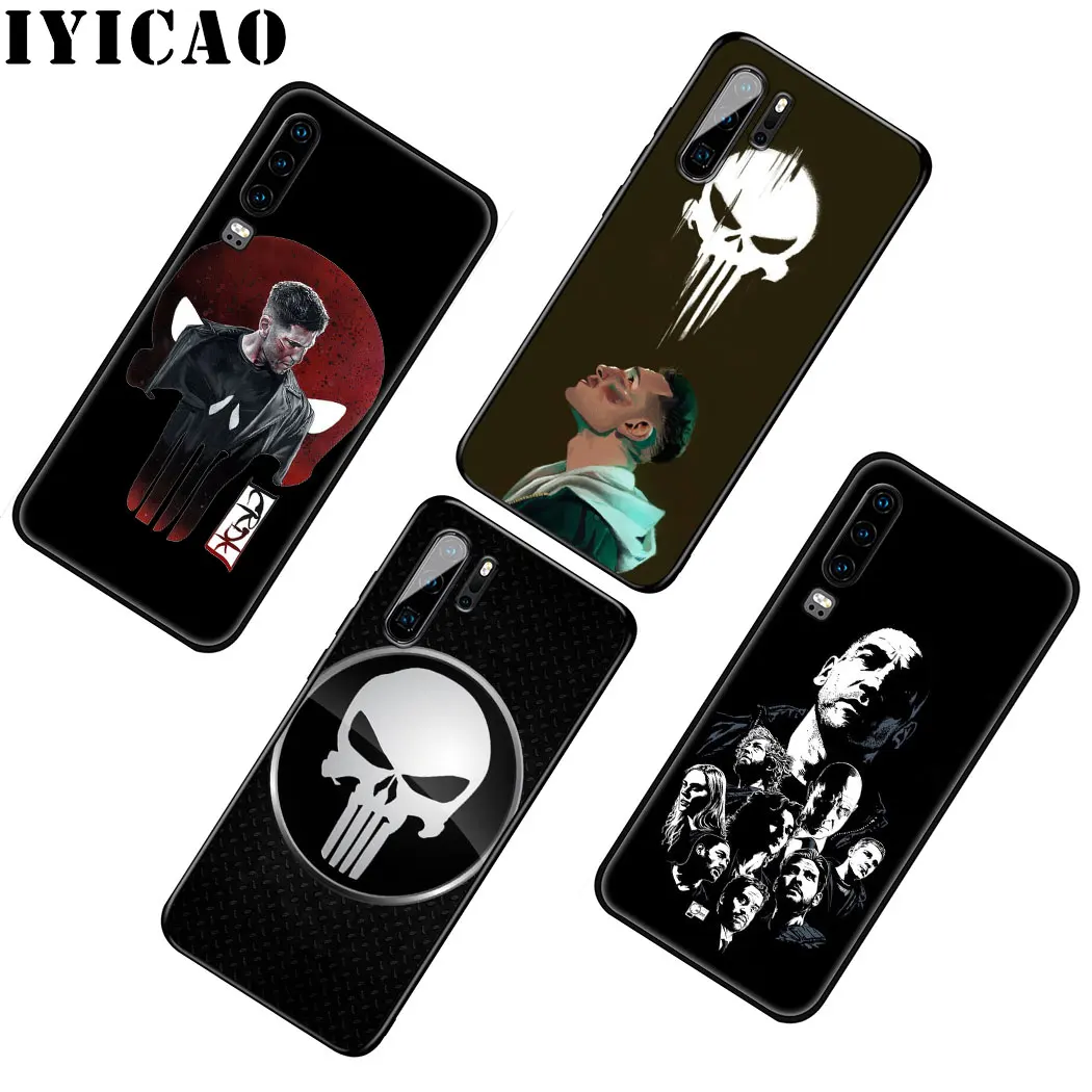 IYICAO The Punisher Frank Castle Soft Silicone Case for Huawei P Smart Z Plus 2019 P30 P20 P10 Lite Pro Phone |