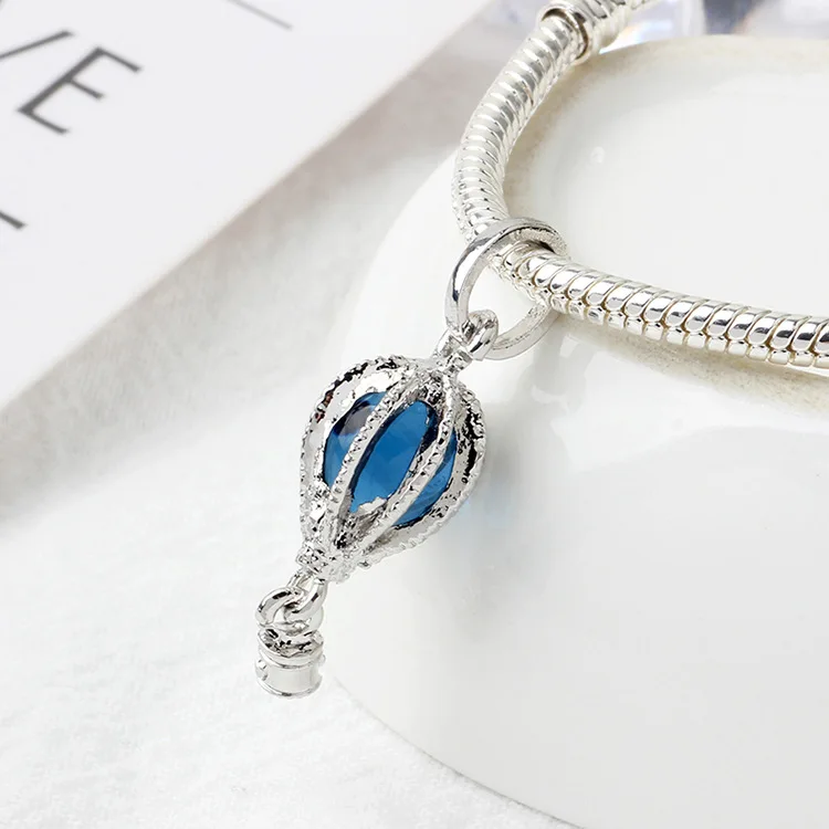 Свежий Стиль Длинные Полые бусины воздушный шар Подвески Бусины Подходят