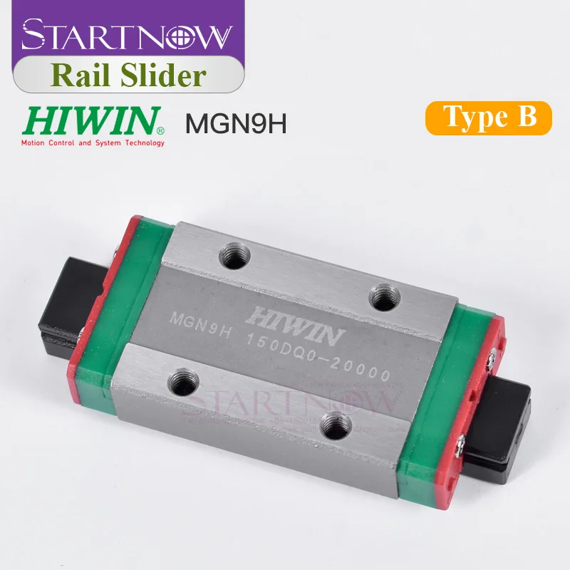 Тайваньский HIWIN EGH15CA MGN9H ползунок Блок Линейный рельсовый направляющий подшипник для фрезерного станка с ЧПУ деревообрабатывающий лазерный станок 3d принтер