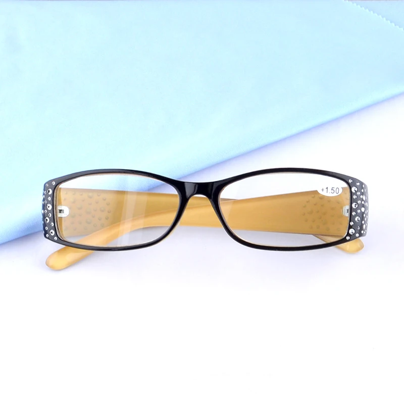 Reading Glasses Women Diptor  Eyeglasses Reading Diamond Frame Eyewear  Magnetic lady Reading Glasses +1.0 +1.5 +2.0 +2.5 +3.0