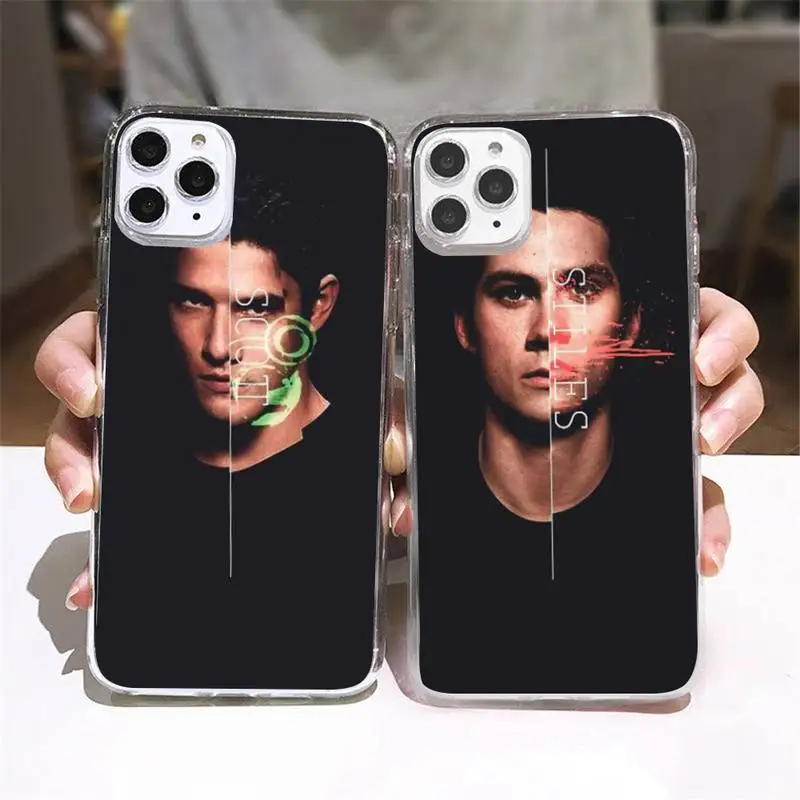 

Teen Wolf Dylan O'Brien Phone Case Transparent soft For iphone 5 5s 5c se 6 6s 7 8 11 12 plus mini x xs xr pro max