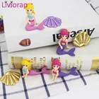 Liviorap, украшение для вечерние маленькой русалочкой, украшение для торта маленькой Русалочки, украшение для дня рождения маленькой девочки