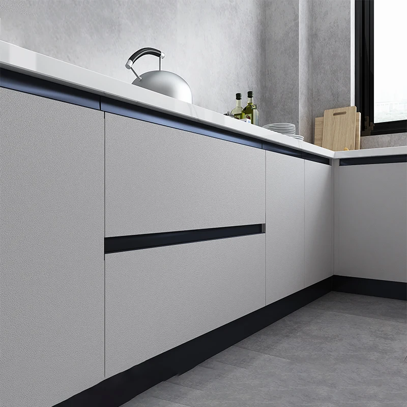 thickened self adhesive film furniture renovation waterproof 3d wall stickers kitchen decorative vinyl film pvc cabinet stickers free global shipping