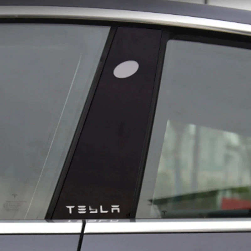 Модификация для Tesla модели 3 колонна из поликарбоната зеркальные акриловые