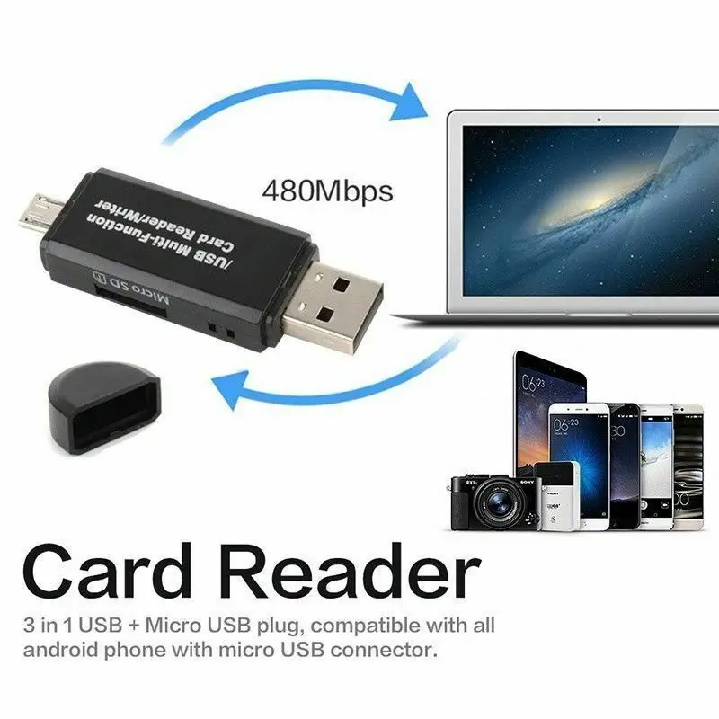USB 2 0 TF / SD Micro кардридер адаптер OTG Type C Φ для смартфонов/планшетов/ПК/ноутбука| |