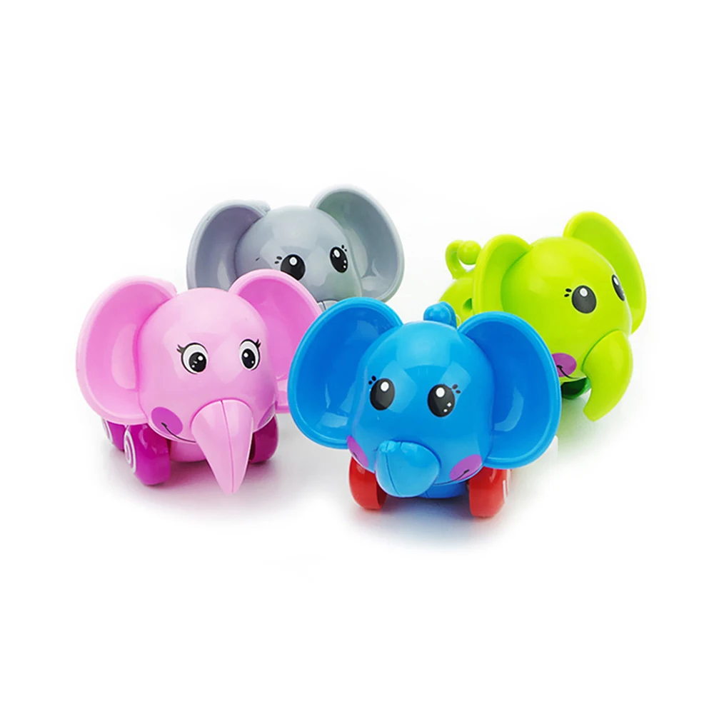 Заводной на цепочке слон пластиковая игрушка Классическая Детская для малышей |