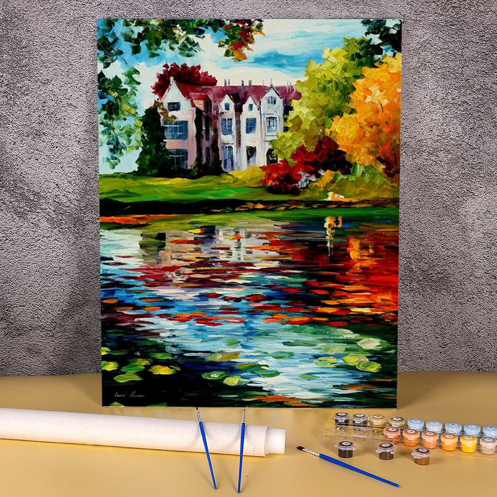 Картина по номерам для раскрашивания холсту 40 х50 | Дом и сад