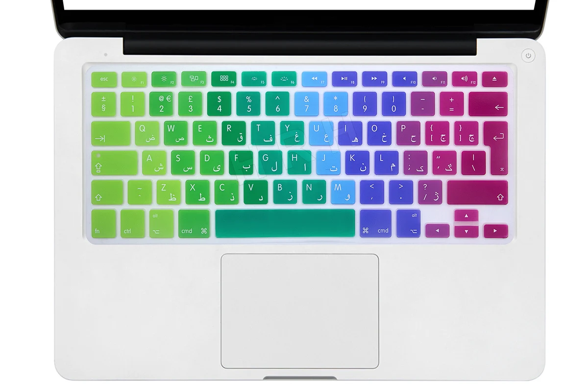 Силиконовый чехол для клавиатуры RYGOU UK EU Защитная пленка MacBook Air Pro 13 15 17 Unibody